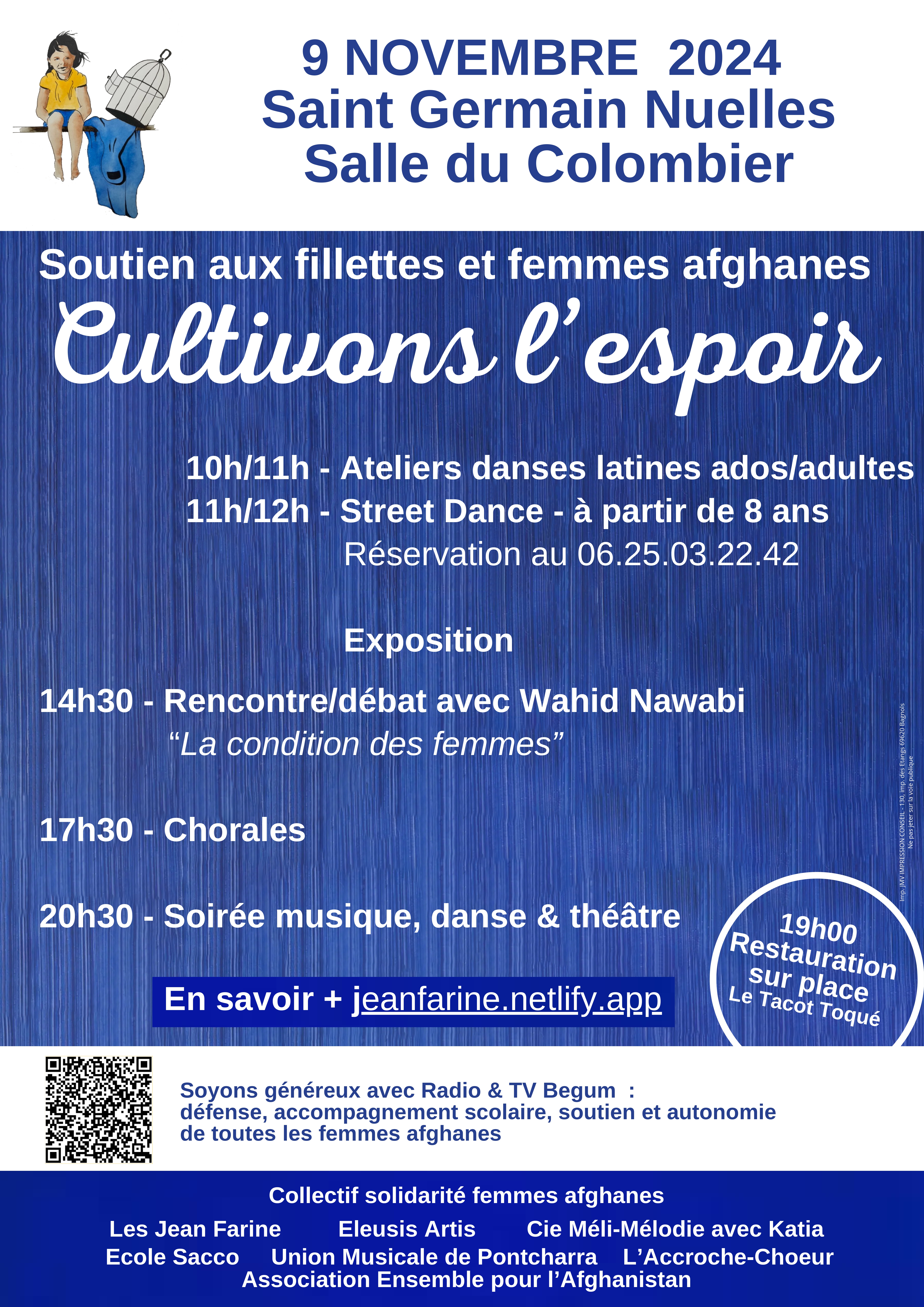 Affiche de l'évènement Solidarité femmes afghanes